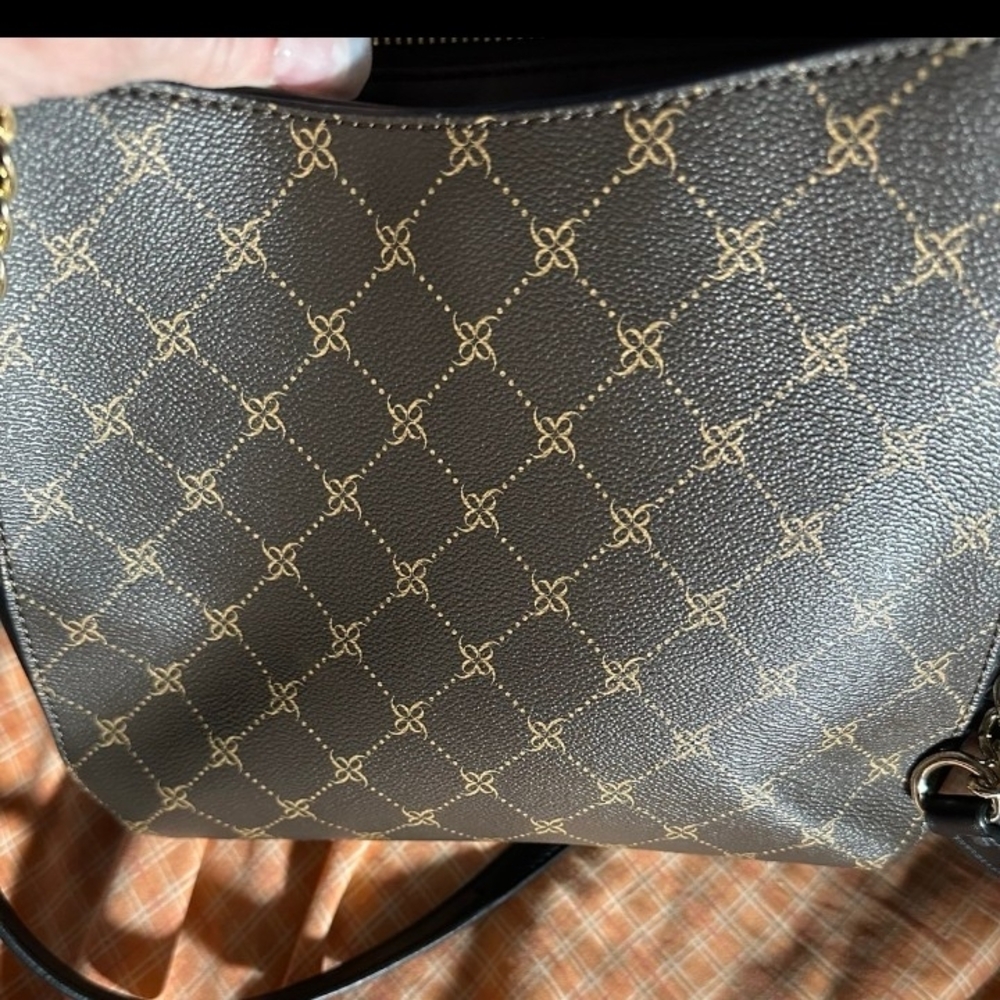 Elegant Brown Patterned Women's Bag